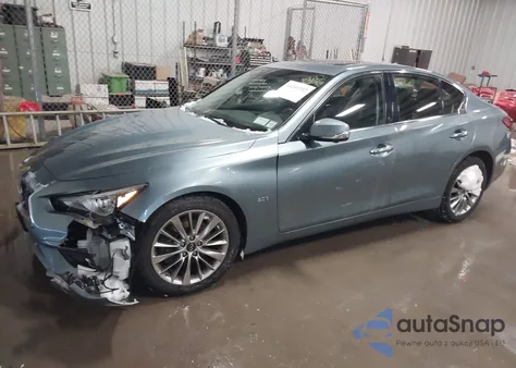 2019 Infiniti Q50 3.0T Luxe z USA, uszkodzony, nr VIN JN1EV7AR4KM553763